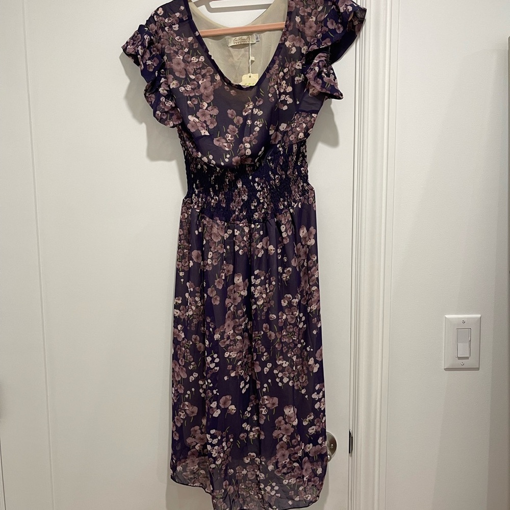 Floral Purple Women's Dress